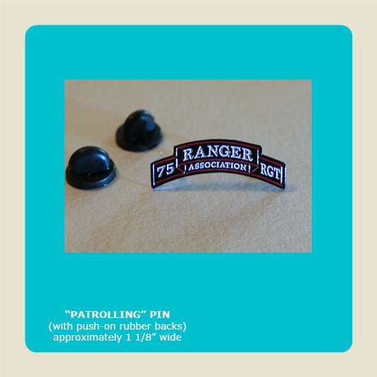 75th RRA "Patrolling" Pin - Private Pin